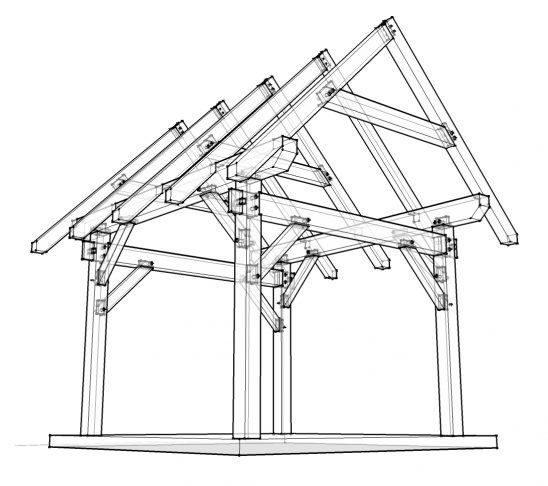 548x486 Plans Porch Framing Plans