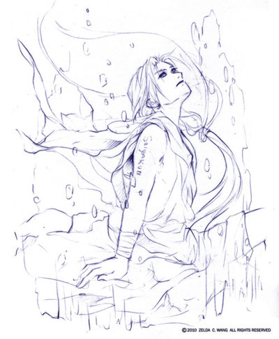 400x486 Oc Sketch Poseidon By Zeldacw