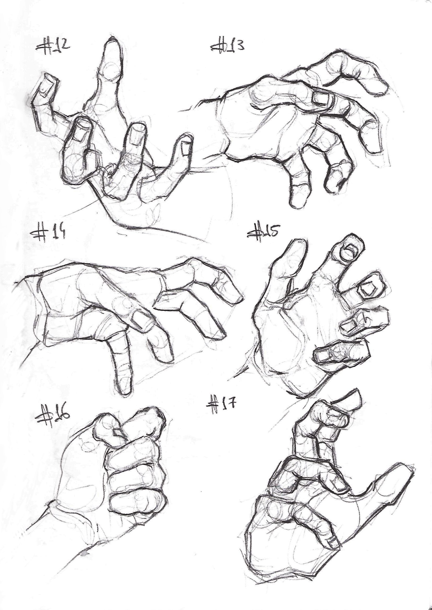 1654x2338 Hand Studies 3 Position Perso Anatomy, Drawings
