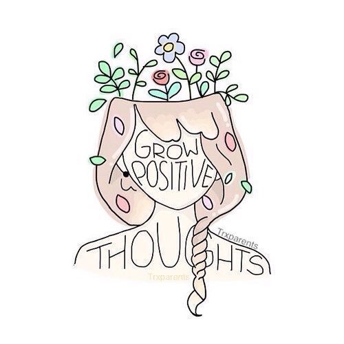 500x500 Positive Thoughts Drawing Inspiration Quotes For Moms
