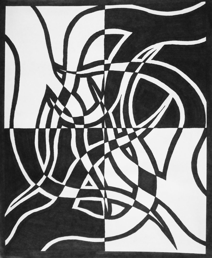 810x986 Positive And Negative Space By Pm7x