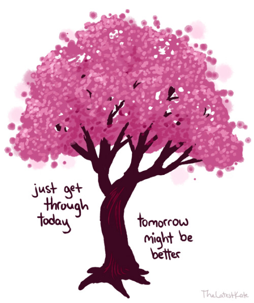 500x596 Drawing Tree Depressed Depression Advice Positive Mental Illness