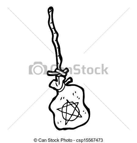 450x470 Cartoon Magic Spell Pouch Stock Illustrations