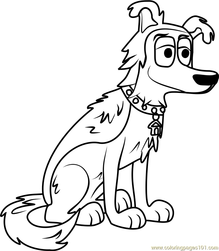 698x800 Pound Puppies Lucky Coloring Page Free Pound Puppies Coloring