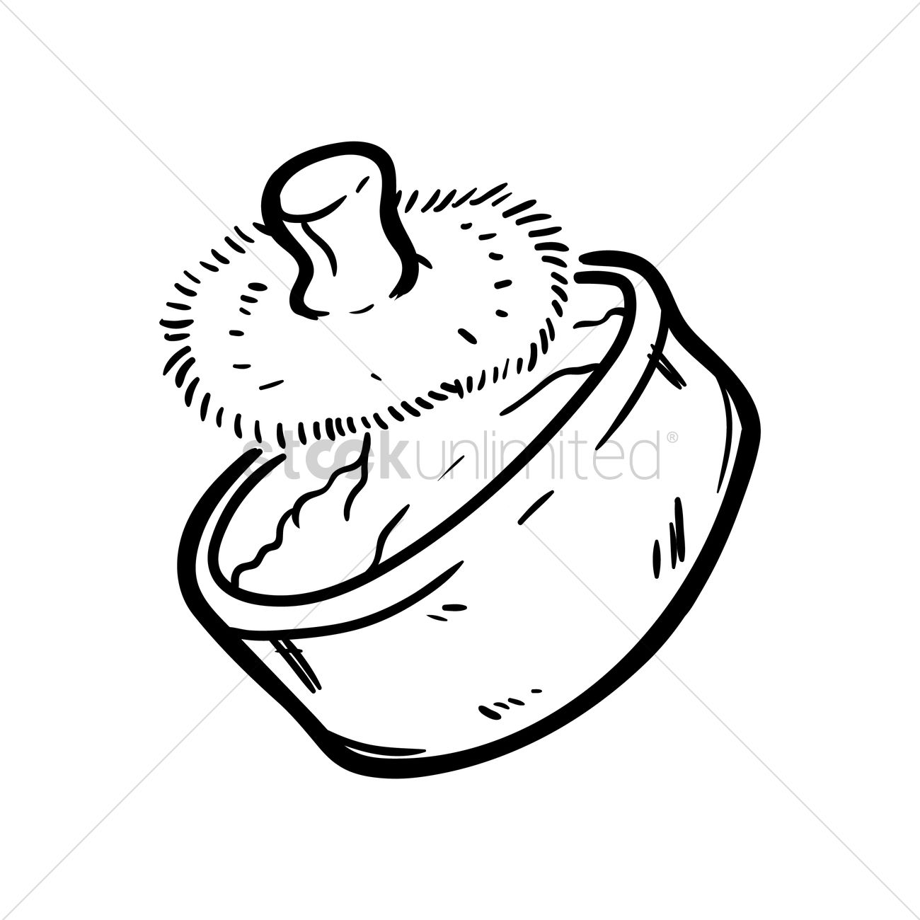 1300x1300 Powder Puff Vector Image