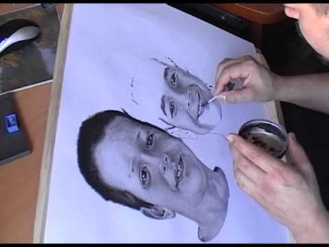 480x360 Drawing With Graphite Powder Andk Begining Of My Drawing