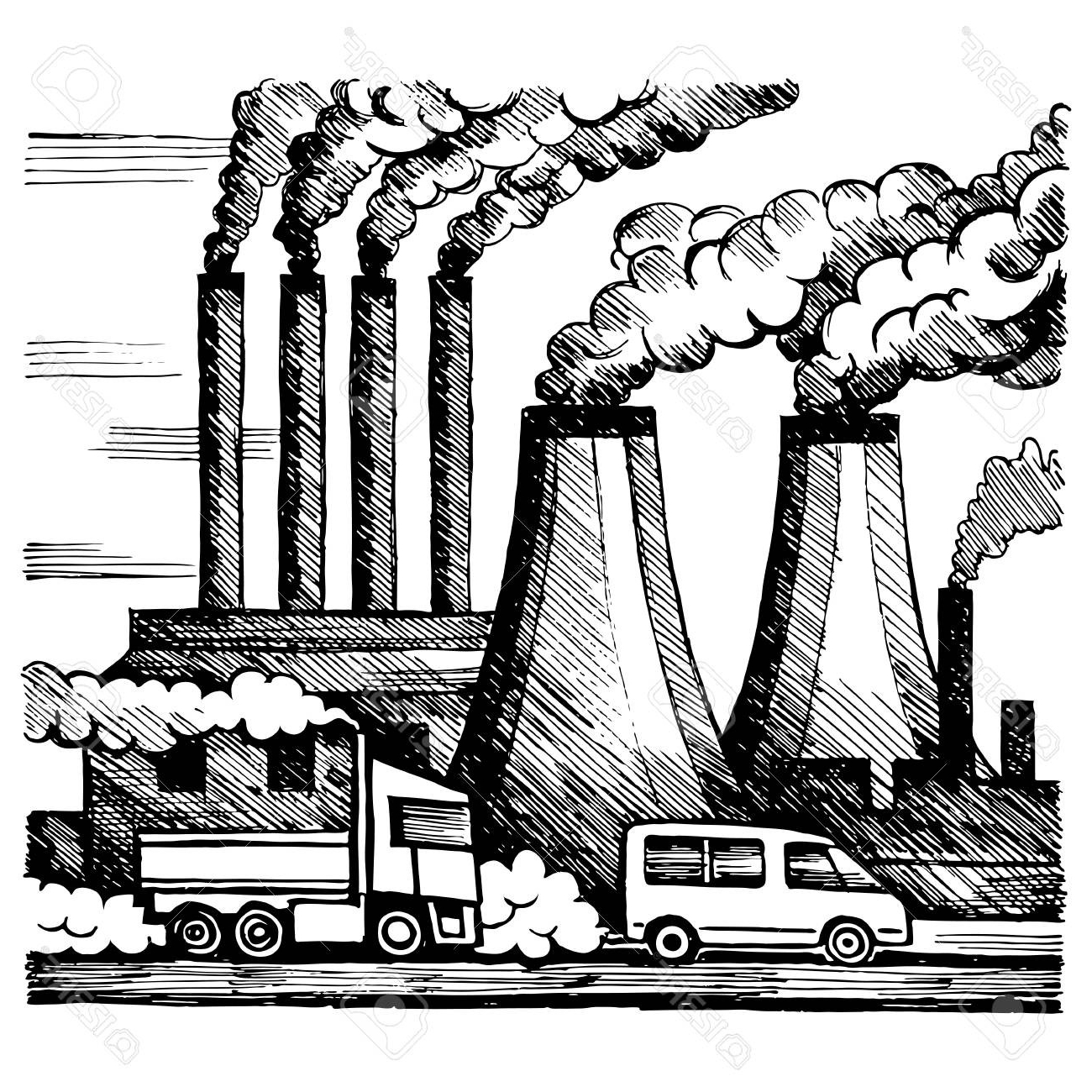 1300x1300 Drawing Of Pollution Pic