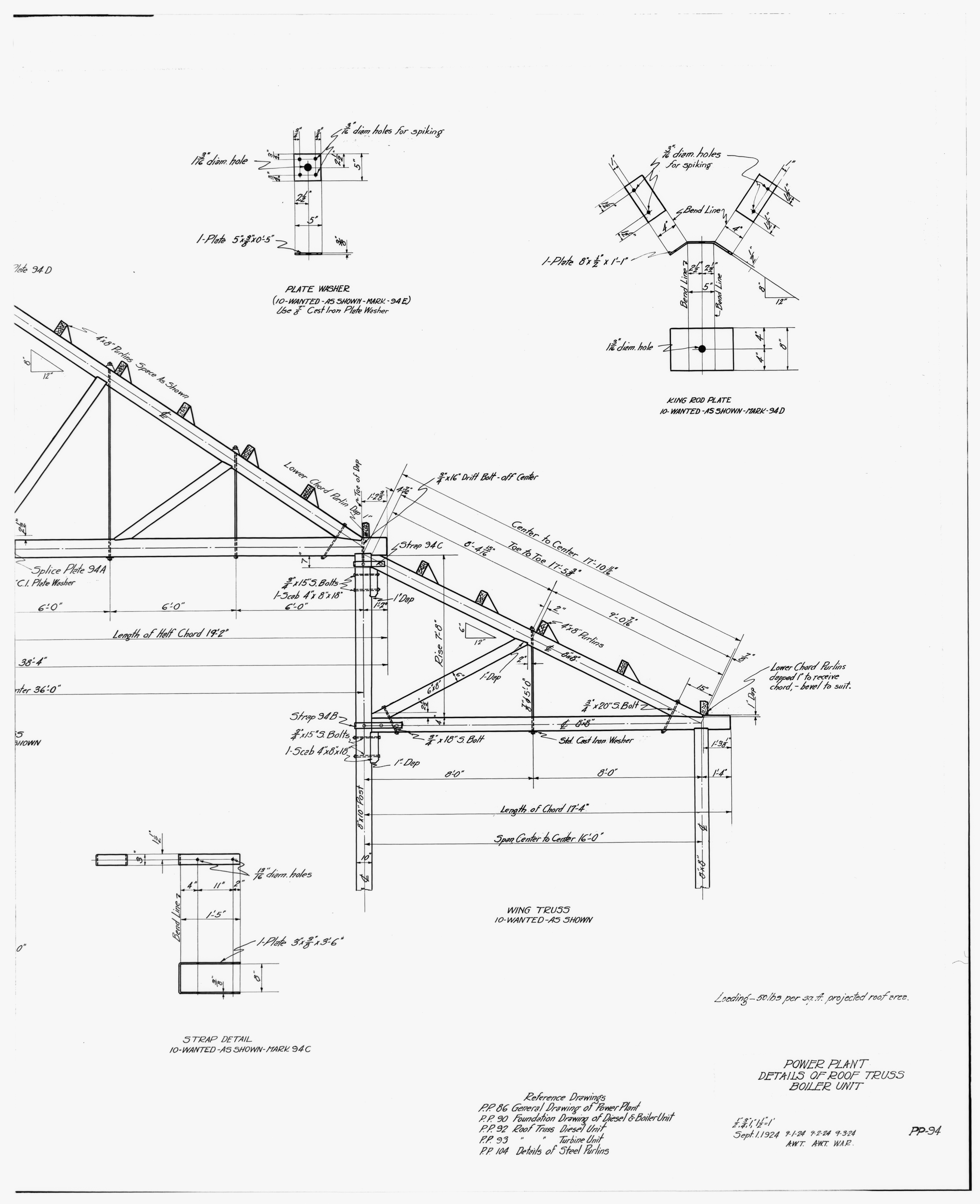 3949x4851 File30. Photocopy Of Drawing Of Power Plant, Details Of Roof