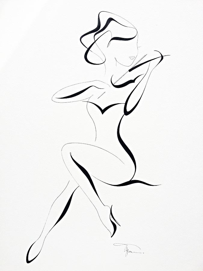 675x900 Prelude Drawing By Michaela Zemlickova