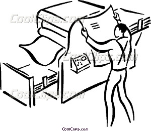 300x261 Printer Clipart Printing Press