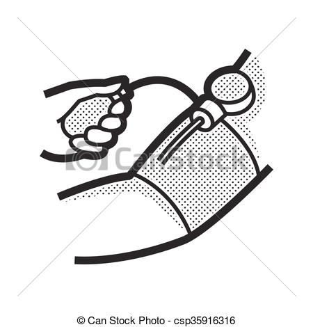 450x470 Medical Patient Icon, Pressure Vector Clip Art
