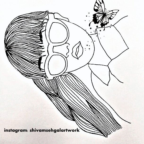 610x610 Line Art Via Tumblr