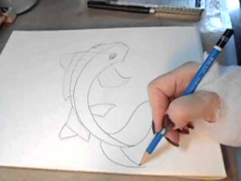 480x360 Draw A Koi Fish Beginner Syle