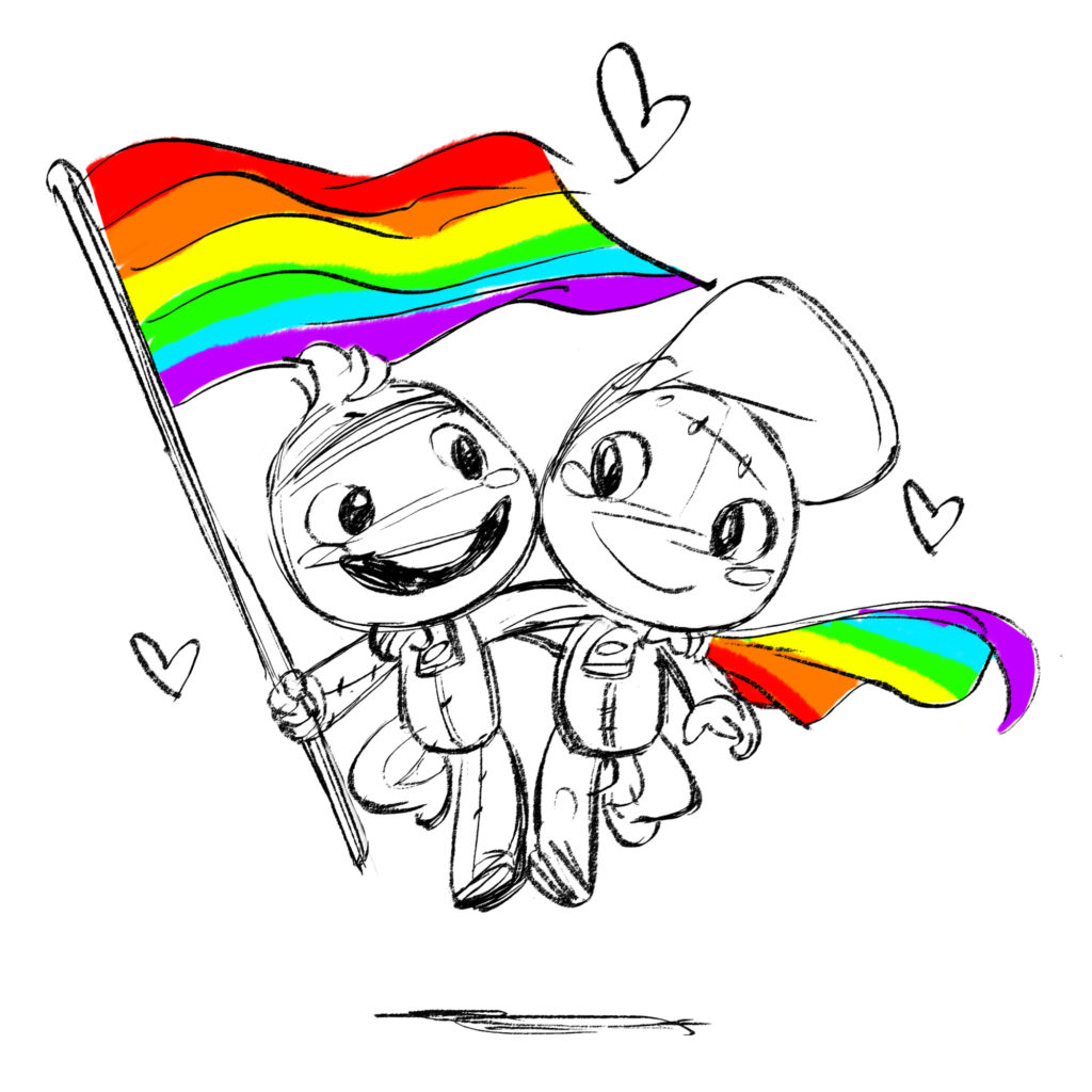 1024x1024 Everybody Say Love, We'Re Going To Pride! Media Molecule