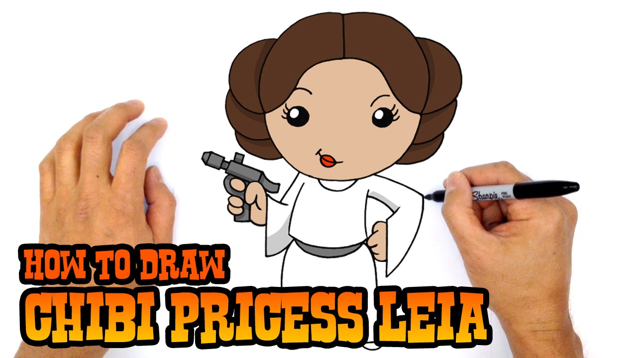 1280x720 How To Draw Princess Leia Star Wars