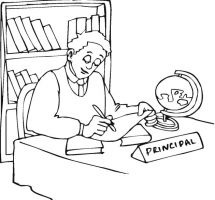 215x200 Principal Clipart