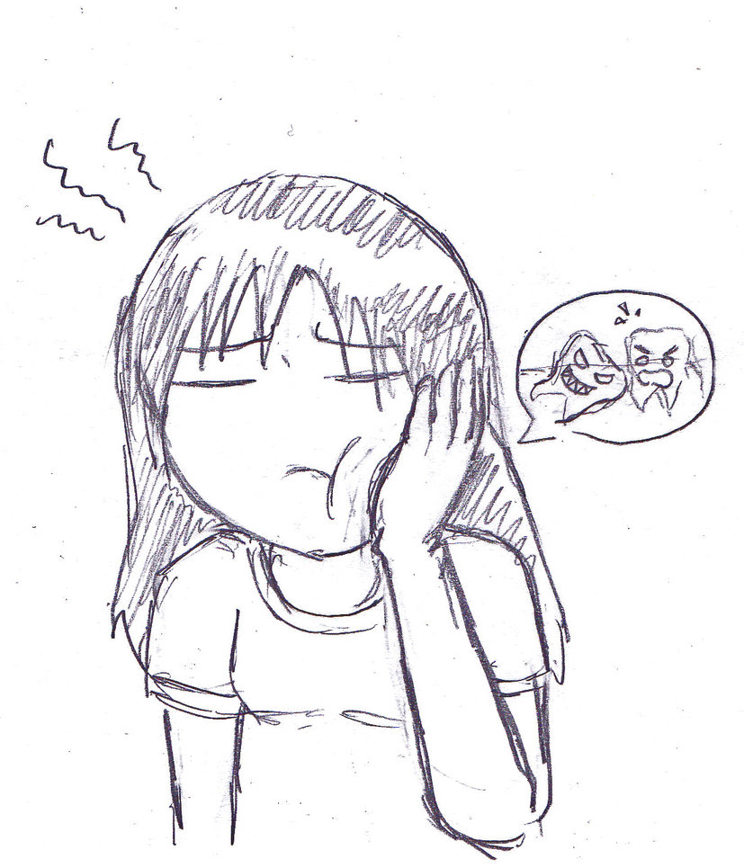 827x965 Daily Drawing 228 Tooth Problem By Mini Sanada