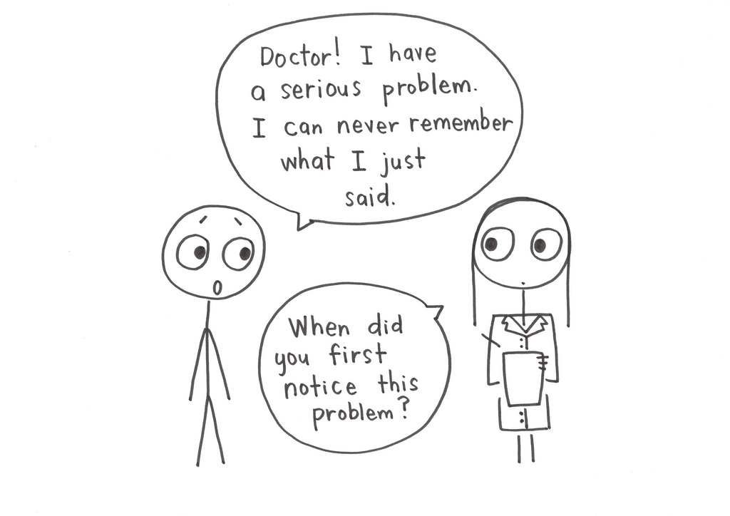 1024x724 Memory Problem This Drawing Is From Friday Joke On