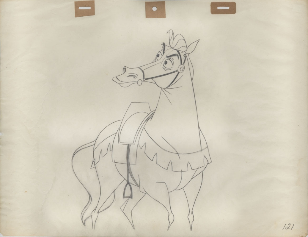 1036x800 Disney,sleeping Beauty, Original Production Drawing , In Avi