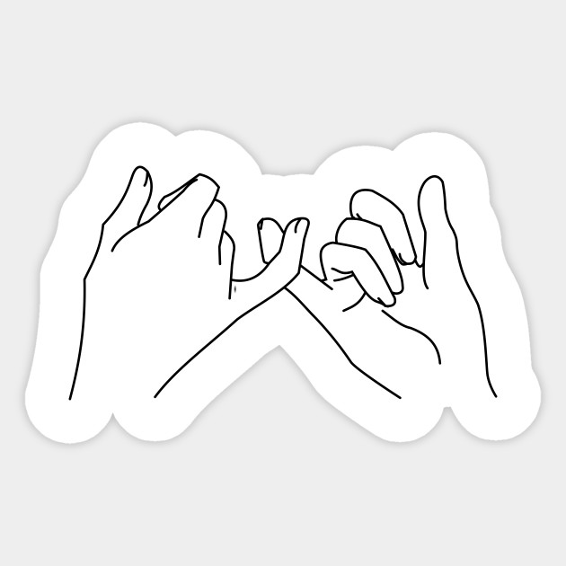 630x630 Collection Of Pinky Promise Drawing High Quality, Free