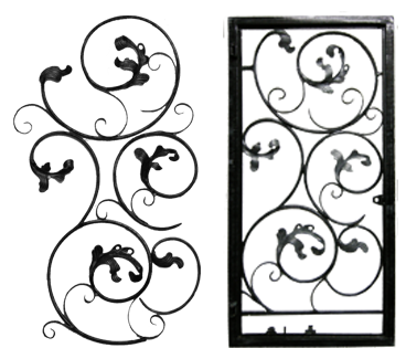 368x315 Wrought Iron Burglar Proofing For Windows