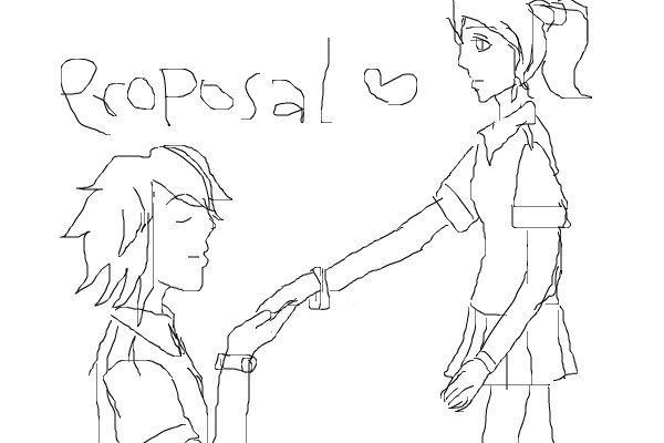 600x400 Proposal A Manga Speedpaint Drawing By Ronaona