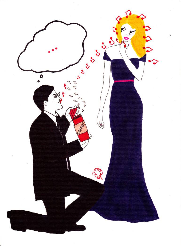 770x1042 Saatchi Art Coffee Proposal Drawing By Beyza Meric