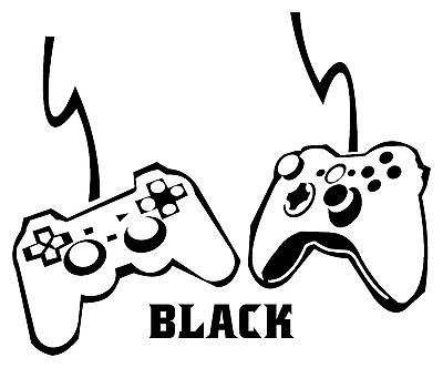400x332 Ps3 Xbox 360 Video Game Controllers Wall Decal Teen Boy Room