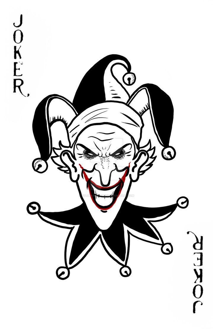 719x1112 Psychotic Joker Jester Joker Cards Psychotic