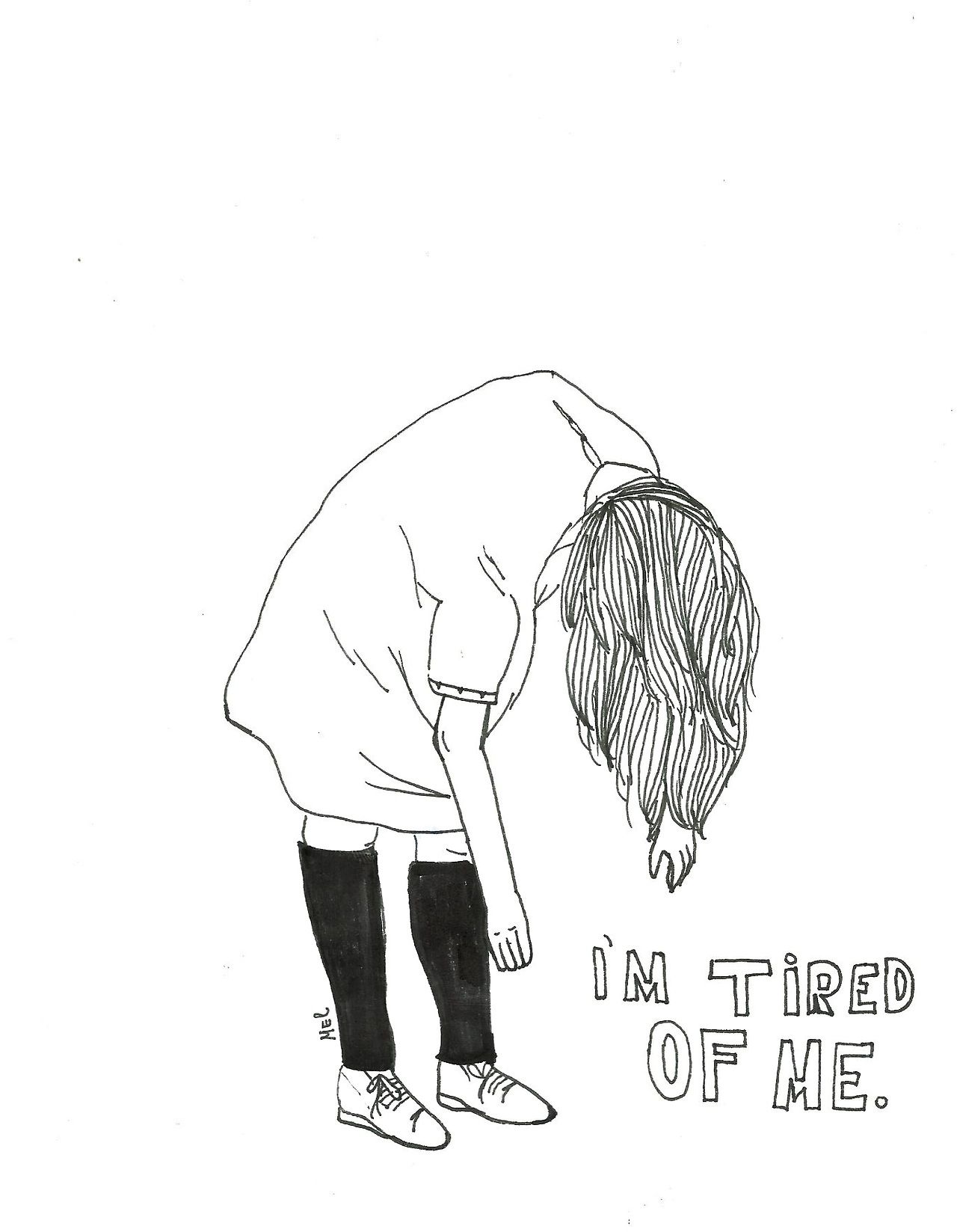 1280x1647 I'M Tired Of Me. Fibromyalgia