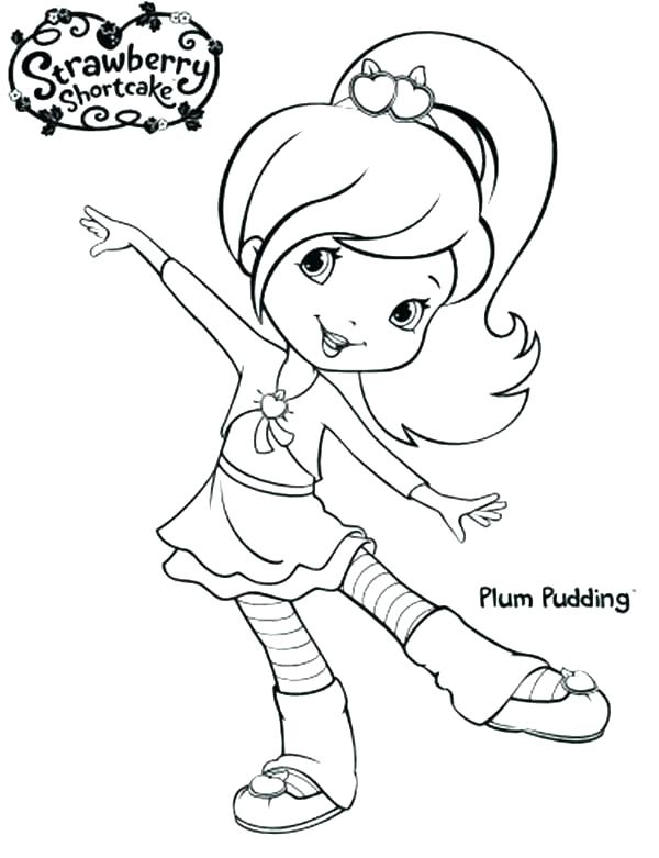 600x781 Strawberry Shortcake Coloring Pages Also Coloring Page Strawberry