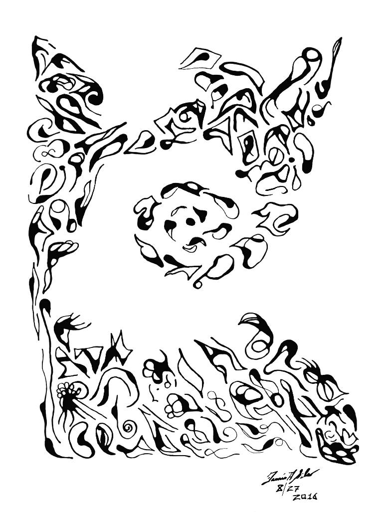 770x1027 Saatchi Art 2016 08 27 The Pull Drawing By Francis Sileo