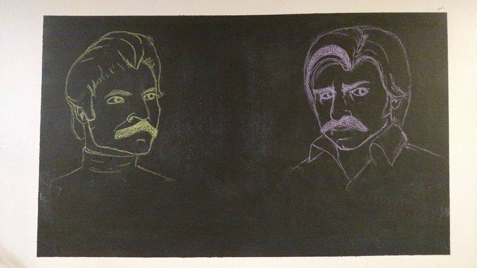 960x540 Steven Toast And Ray Purchase Chalk Drawing By Bettiepa1ge