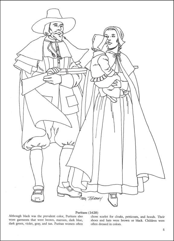 577x800 Colonial Clothes Coloring Pages Colonial And Early American
