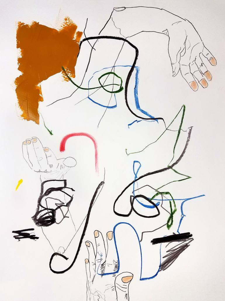 770x1027 Saatchi Art Flow And Push Back Drawing By Nepenthe Kushtul