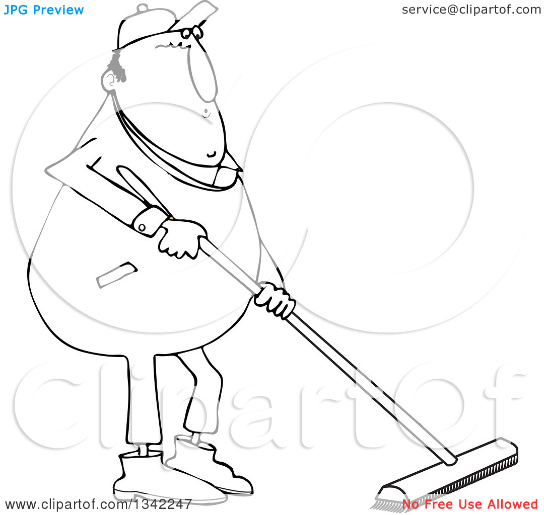 1080x1024 Drawing Of Person With Broom Images About School On Room
