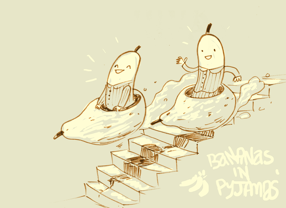 1000x727 Bananas In Pyjamas Campbell Whyte