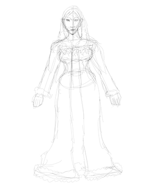 300x388 Senior Thesis Character Design Queen Mab Michael Joel