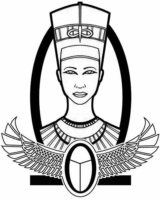 560x700 Nefertiti Poster By Alysa Sheats