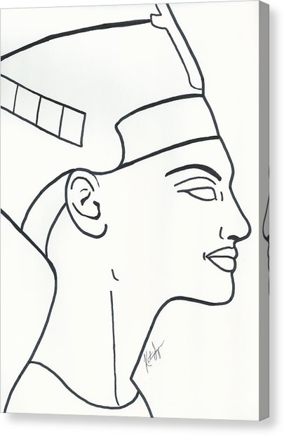 405x622 Queen Nefertiti Canvas Prints