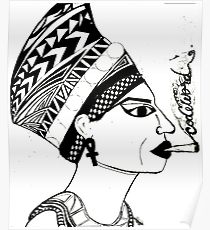 210x230 Queen Nefertiti Drawing Posters Redbubble
