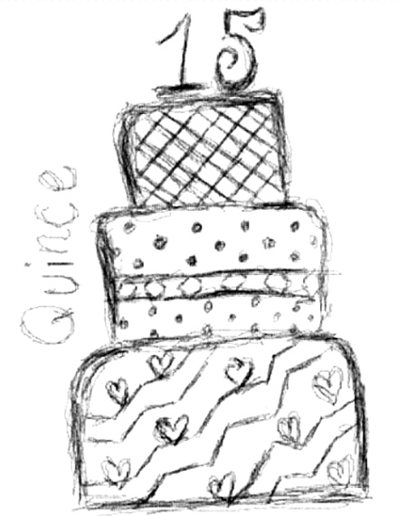 441x570 Quince Cake Sketch By Amysparkles