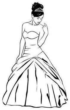 236x371 Dress Clipart Quinceanera Dress
