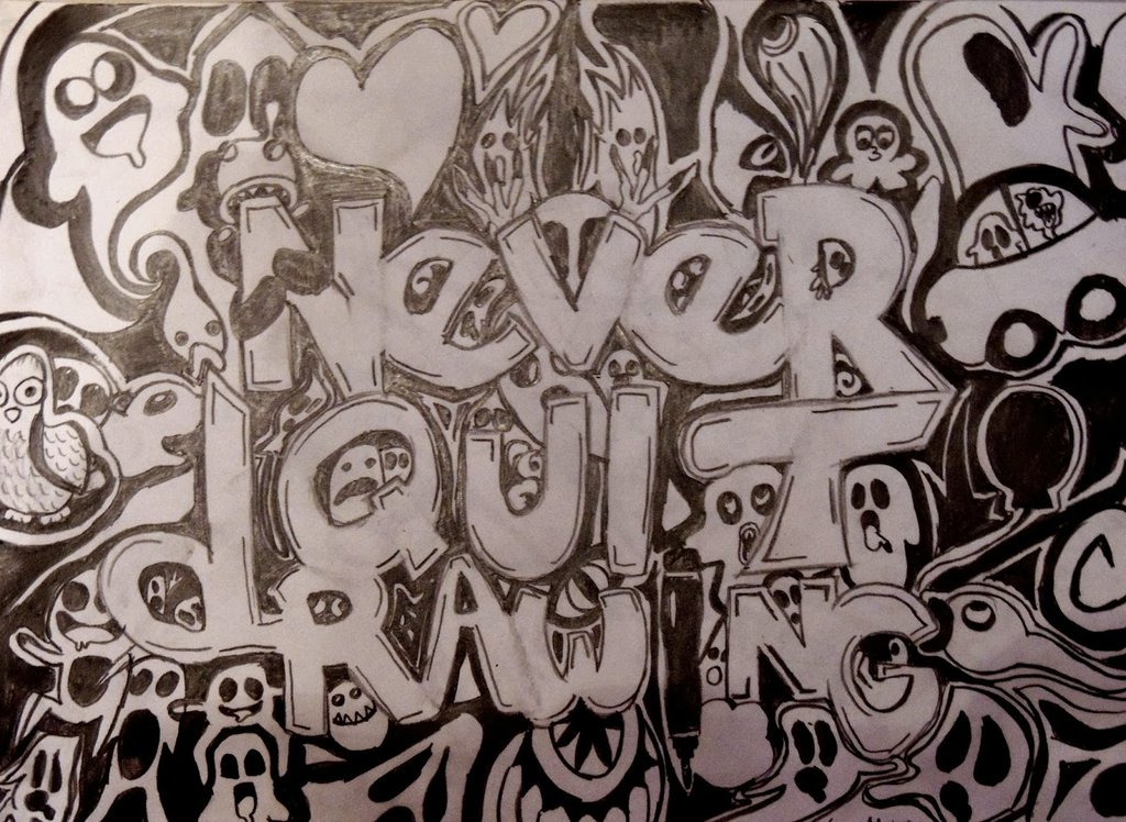 1024x748 Never Quit Drawing! By Shoyachan