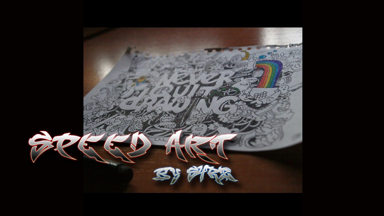 1280x720 Speedr Art Drawing ``never Quit By S4rz