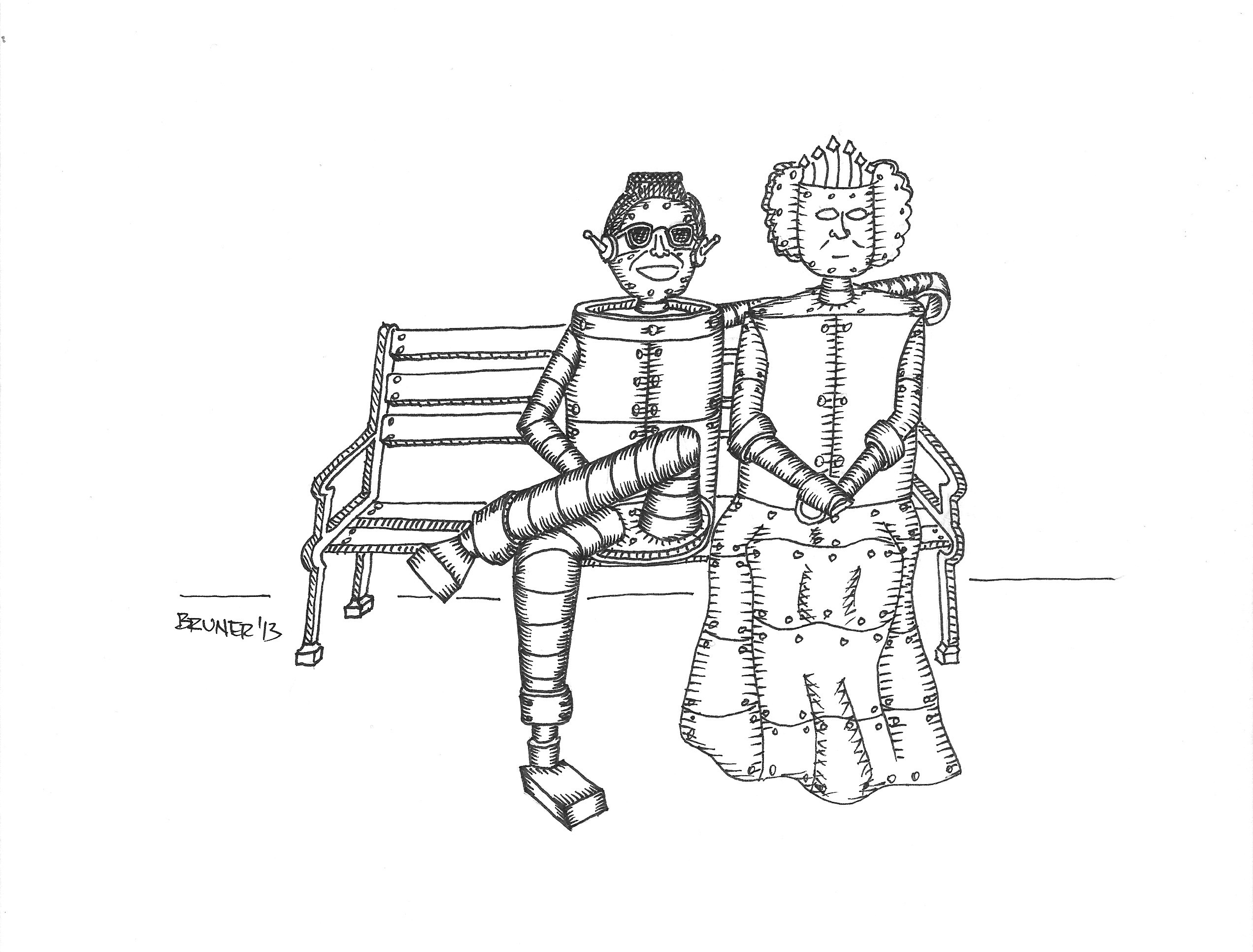 2544x1933 How A Comedian Quit Smoking By Drawing Robot Comics The Daily Dot