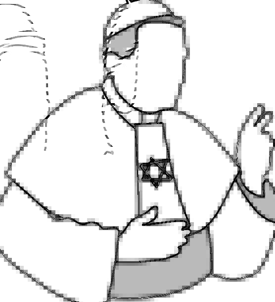 556x609 Rabbi, Priest, Seder, Jew, Pope, Pontiff, Hebrew, Religious