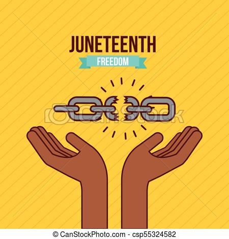 450x470 Juneteenth Freedom Day Stop Racism Image Vector Illustration