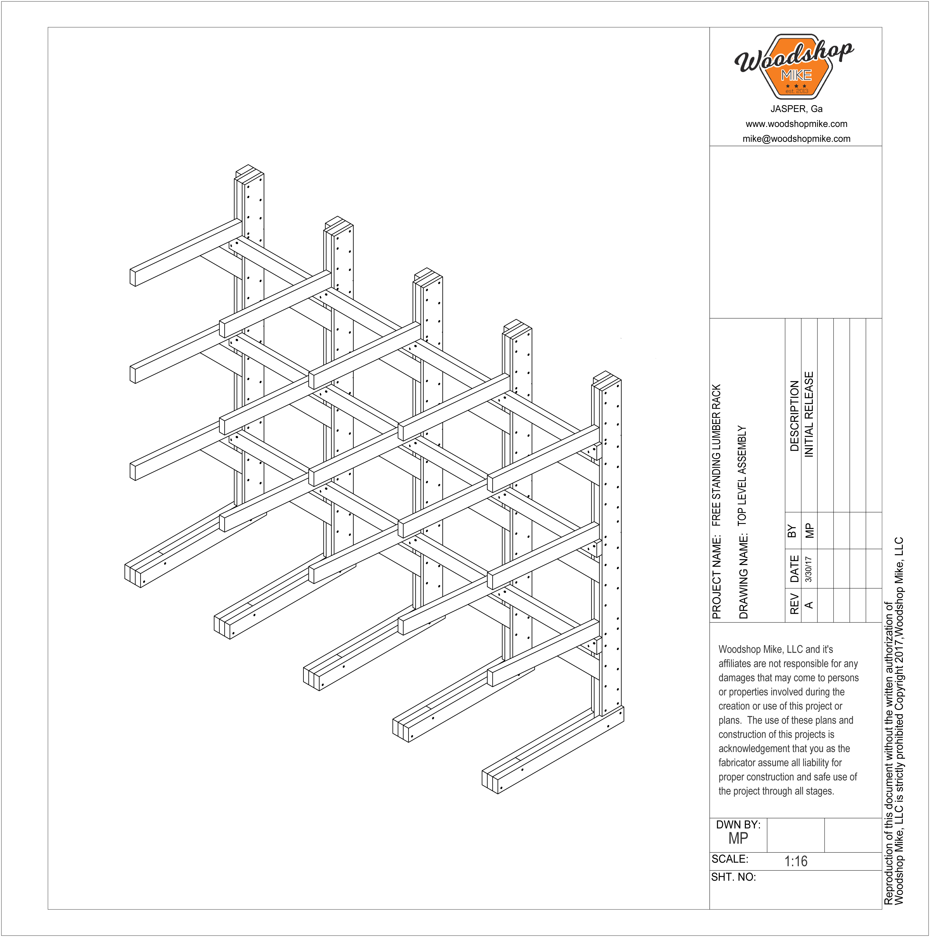 3237x3262 Lumber Rack Plans