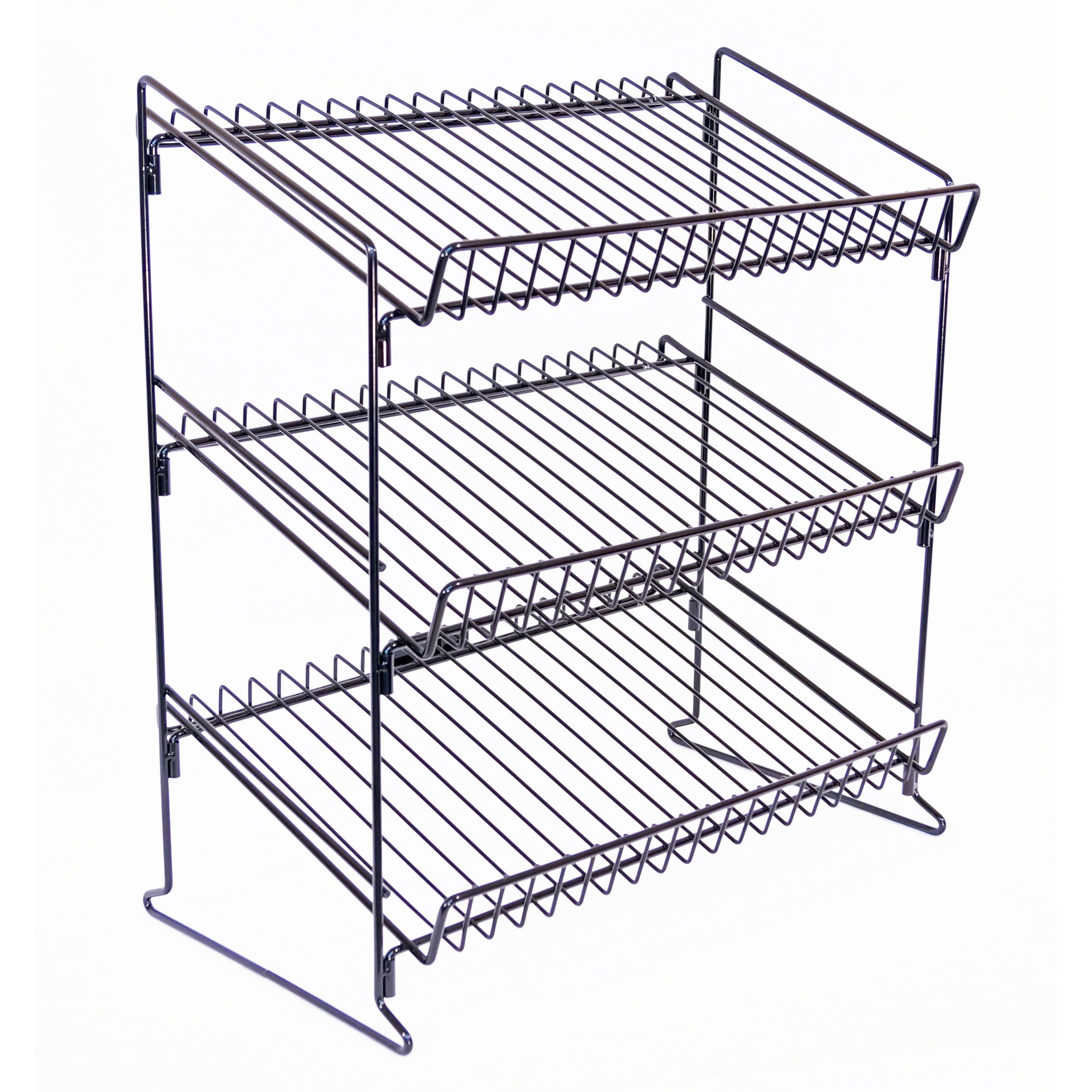 3000x3000 3 Shelf Wire Counter Display Rack